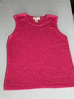 Pendleton Hot Pink Sleeveless Knit Top